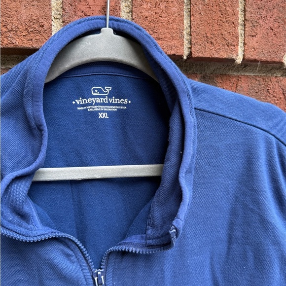 Vineyard Vines Blue Full Zip Vest Size XXL 2XL Men’s - Picture 2 of 3